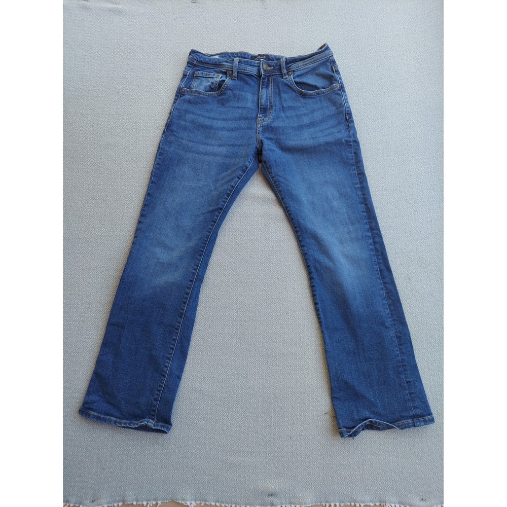 Jack & Jones Jeans Mens 30x30 Blue Boot Cut RYY Medium Wash Denim Casual Pants